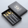 Набір столових приборів Cutlery set із нержавіючої сталі на 1 персону 4 штуки столовий набір_HP96915_Milantium_1