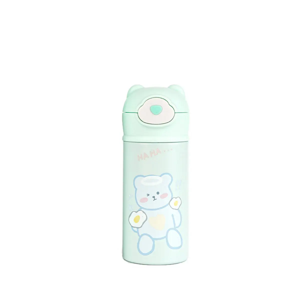 Термос дитячий Beizhiming Vacuum Cup 300ml термос із поїлкою термос із трубочкою для дітей М&apos;ятний – купити в Україні недорого