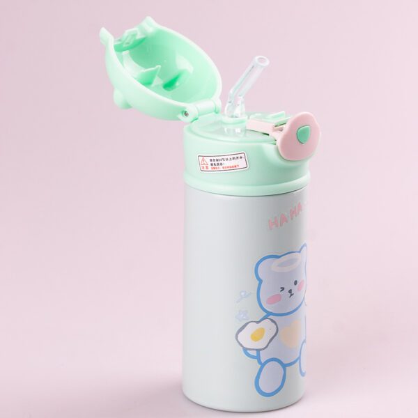 Термос дитячий Beizhiming Vacuum Cup 300ml термос із поїлкою термос із трубочкою для дітей М&apos;ятний HP146M_HP146M_Milantium_3