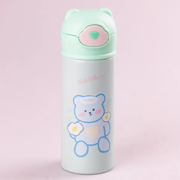 Термокружка дитяча Beizhiming Vacuum Cup 420ml термос із поїлкою М&кстати;ятний_HP147M_Milantium_2