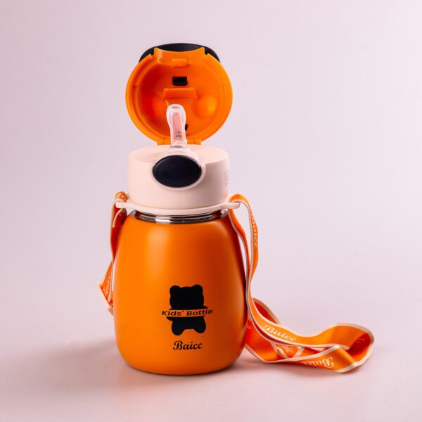 Термос дитячий з поїльником Baicc Kids Bottle 500ml термос із трубочкою для дітей Помаранчевий HPGM8860O_HPGM8860O_Milantium_2