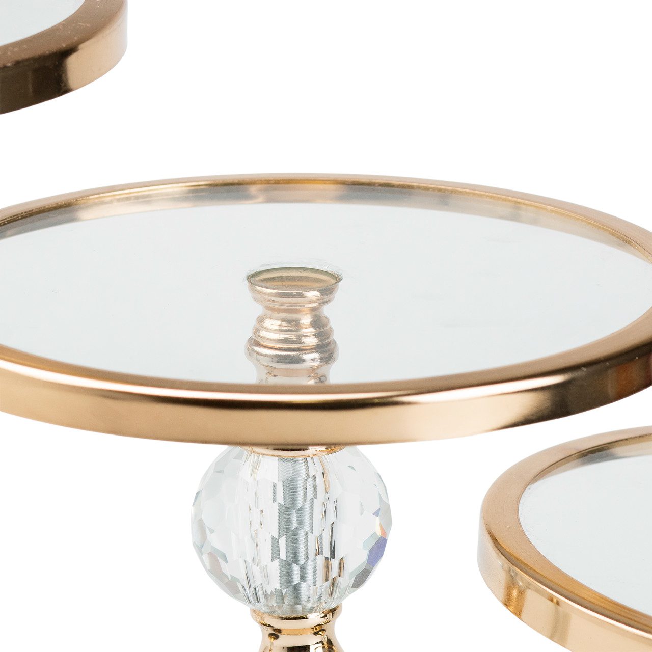 Тортівниця на ніжці набір 3 штуки 28 см • 22 см • 15.5 см підставка для торта_HP48632_Milantium_6