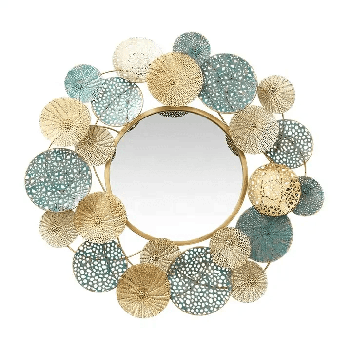 Декоративне дзеркало на стіну дзеркало інтер'єрне 66 × 64 см_HP206_Milantium_1