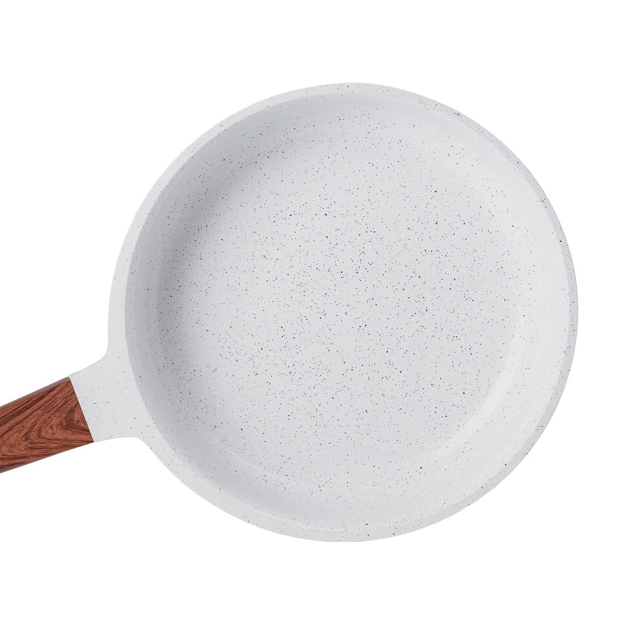 Алюминиевая сковорода с керамическим антипригарным покрытием 2 л Ø 24 см біла MGC HP-4-466_HP-4-466_Milantium_2