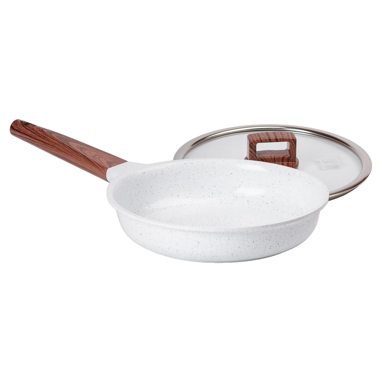 Алюминиевая сковорода с керамическим антипригарным покрытием 2 л Ø 24 см біла MGC HP-4-466_HP-4-466_Milantium_4