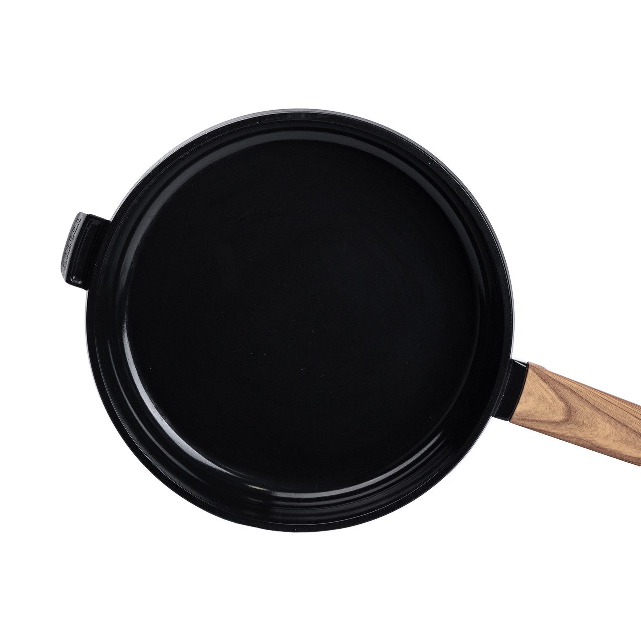 Алюмінієва сковорода з керамічним покриттям антипригарним 1.8 л Ø 24 см чорна MGC HP-4-457B_HP-4-457B_Milantium_2