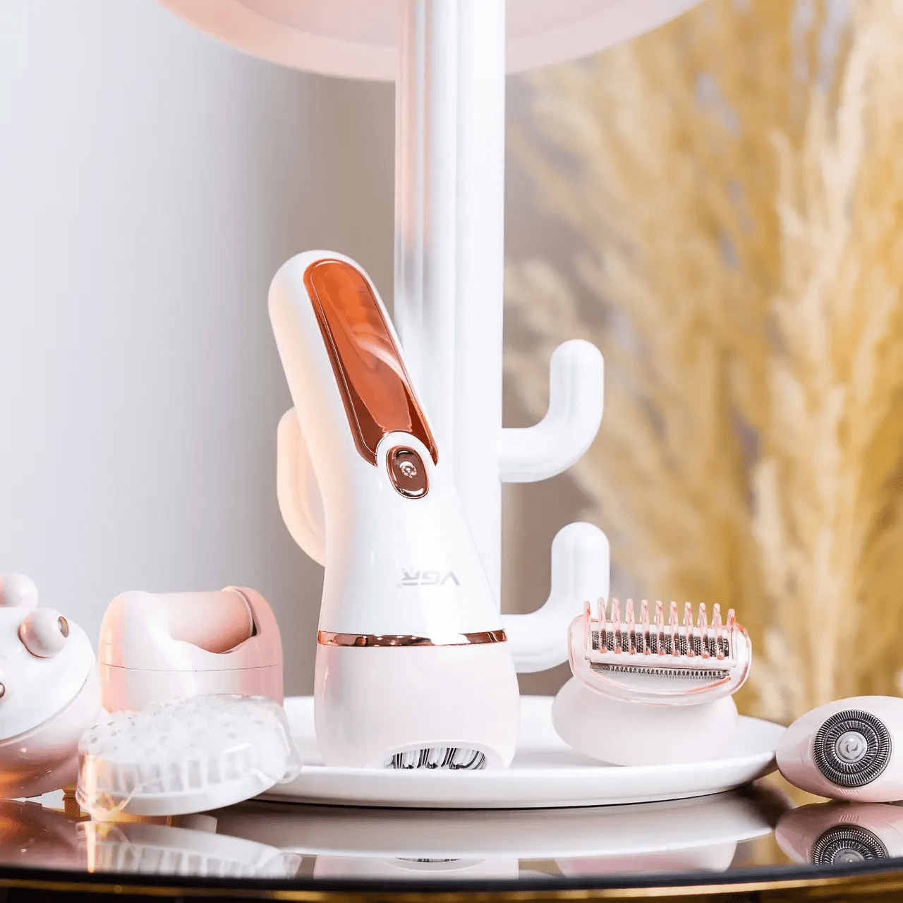 Бездротовий епілятор для обличчя та тіла для жінок 6 в 1 домашній триммер для волосся USB VGR HP-V-733-P_HP-V-733-P_Milantium_2