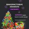 Гірлянда роса на пульті 100 метрів на 1000 led світлодіодів крапля на білому дроті мультиколор 1000L100MWML_1000L100MWML_Milantium_5
