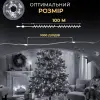 Гірлянда роса на пульті 100 метрів на 1000 led світлодіодів крапля на зеленому дроті біла 1000L100MGW_1000L100MGW_Milantium_2
