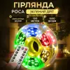 Гірлянда роса на пульті 100 метрів на 1000 led світлодіодів крапля на зеленому дроті мультиколор 1000L100MGML_1000L100MGML_Milantium_1