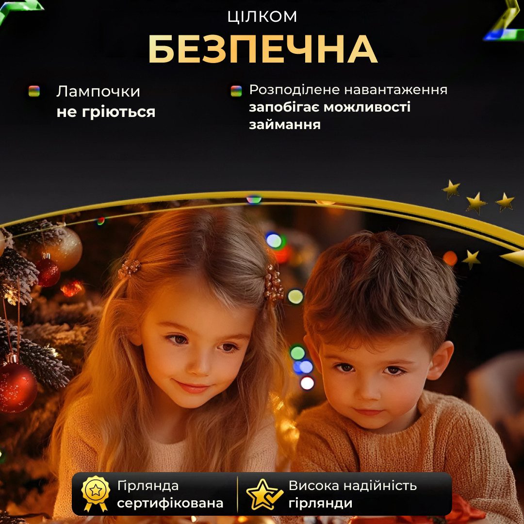 Гірлянда роса на пульті 100 метрів на 1000 led світлодіодів крапля на зеленому дроті мультиколор 1000L100MGML_1000L100MGML_Milantium_4