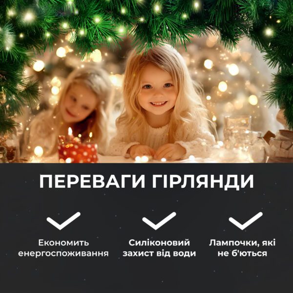 Гирлянда роса на пульте 200 метров на 2000 led світлодіодів крапля на білому дроті біла 2000L200MWW_2000L200MWW_Milantium_6