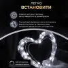 Гірлянда роса 20 метрів USB на 200 led світлодіодів крапля на білому дроті біла USB200L20MWW_USB200L20MWW_Milantium_3