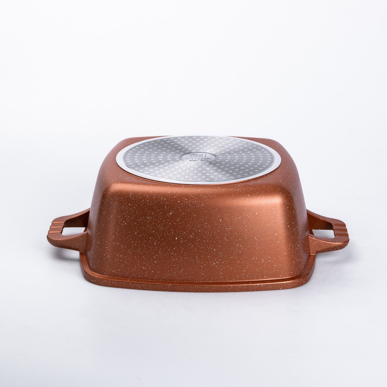 Набір з 5 алюмінієвих квадратних каструль з товстим дном MGC + лопатка