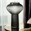 Скляна ваза 30 см сіра HP-1718_HP-1718_Milantium_3