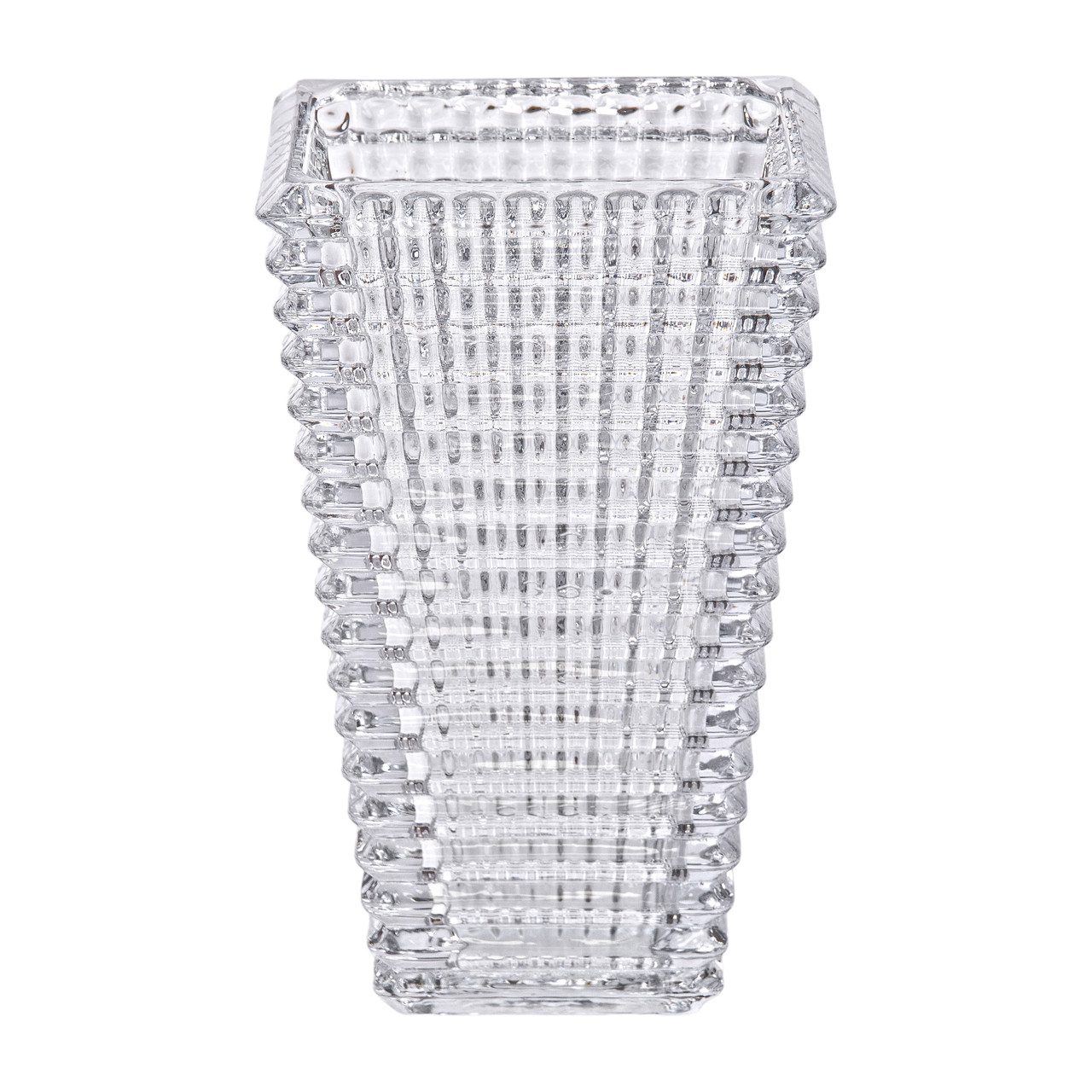 Прямокутна декоративна скляна ваза 13