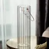 Декоративна скляна ваза для квітів з ручкою 29 см HP-1726_HP-1726_Milantium_5
