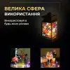Світлодіодна гірлянда Роса 5 метрів на батарейках 50 led нитка на білому дроті мультиколор 50L5MWML_50L5MWML_Milantium_3