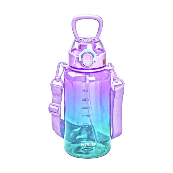 Бутылка для воды 1 л пляшечка з мундштуком бузкова HP-14-31V_HP-14-31V_Milantium_3