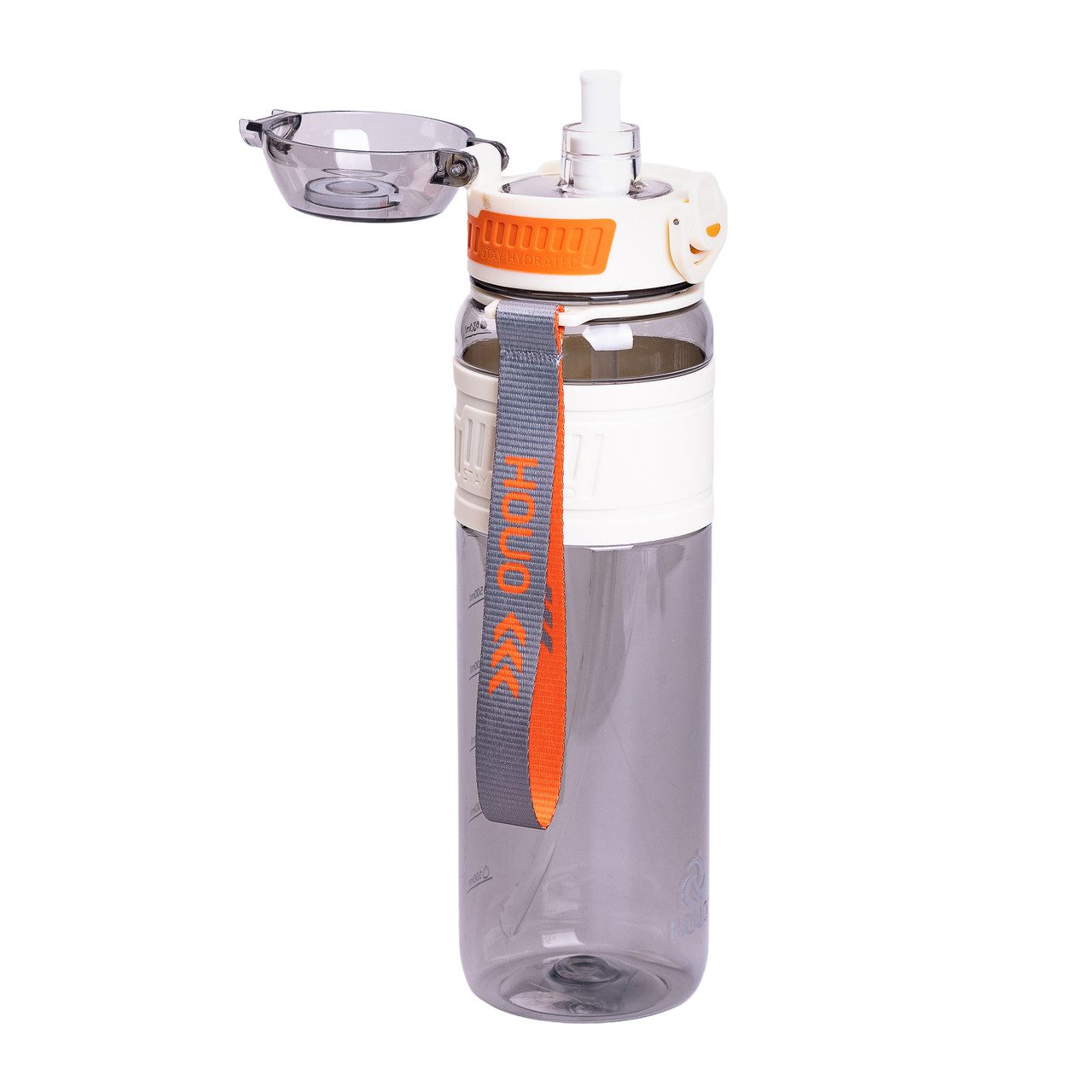 Пляшка для води Houo спортивна 1 літр з фліп кришкою біла HP-14-33W_HP-14-33W_Milantium_3