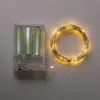 Гірлянда роса 10 метрів крапля на батарейках на 100 led білий дріт жовтий 100L10MWY_100L10MWY_Milantium_6