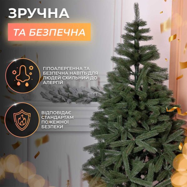 Ялинка штучна лита 1.1 м Косівська зелена_KOS-KOSGR11_Milantium_2