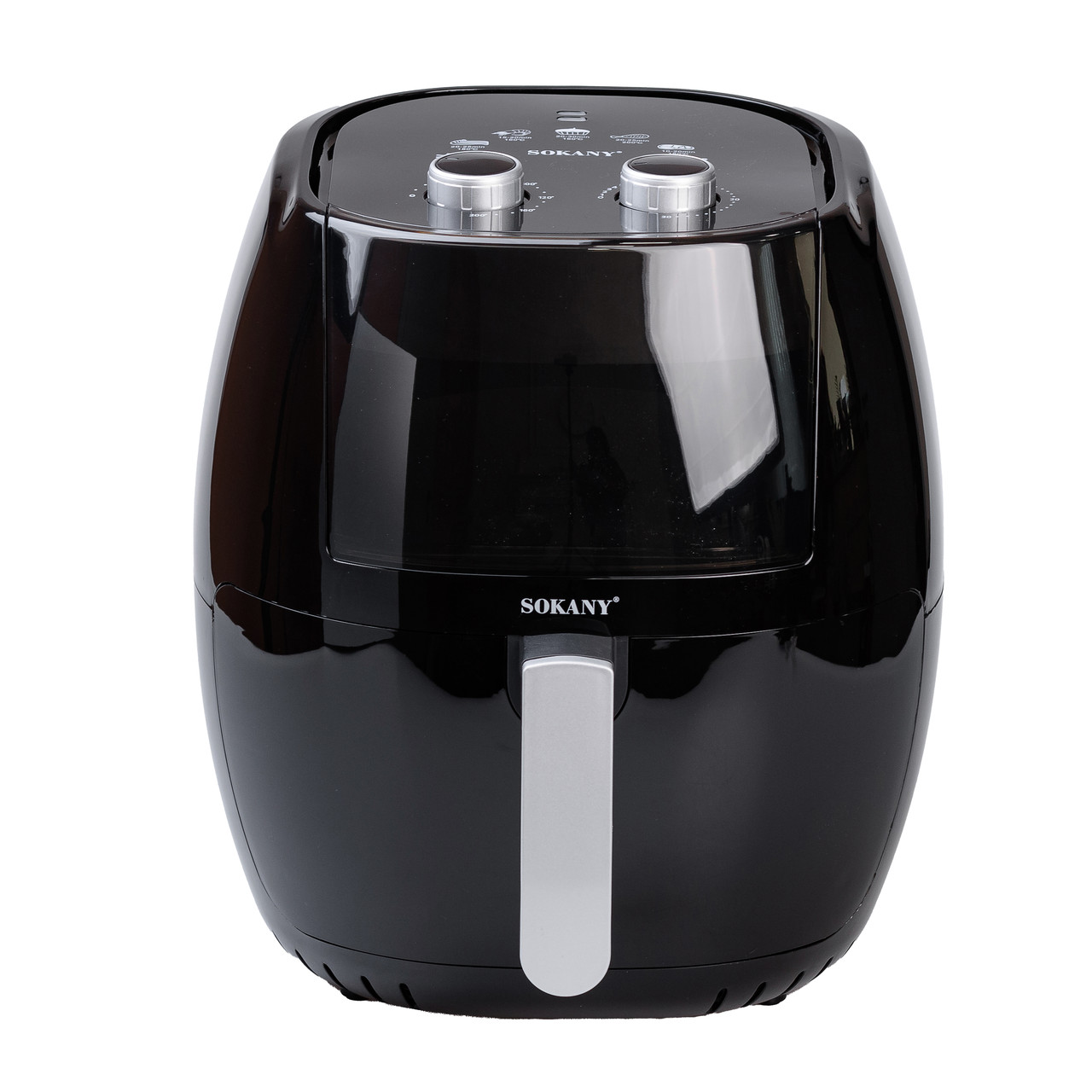 Аэрофритюрница Sokany SK-8013 на 8 литров 1800 Вт чорна_SK8013_Milantium_2
