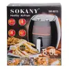 Аерофритюрниця Sokany SK-8013 на 8 літрів 1800 Вт чорна_SK8013_Milantium_6