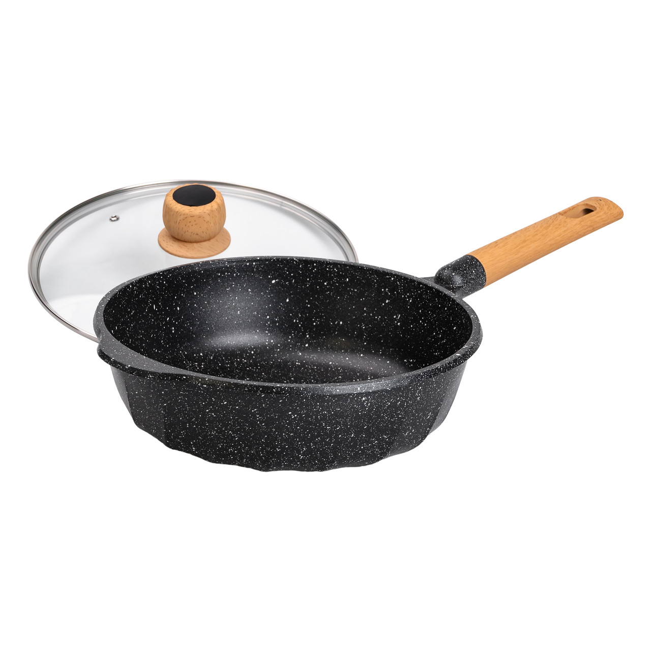 3 л мармуровий з антипригарним покриттям Ø 28 см чорний MGC_HP-4-437B_Milantium_2