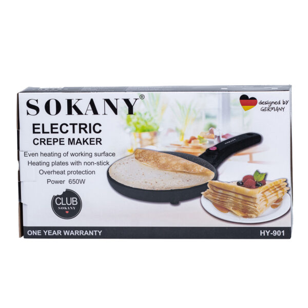 Млинниця електрична Sokany HY901 20 (см) біла_HY901W_Milantium_5