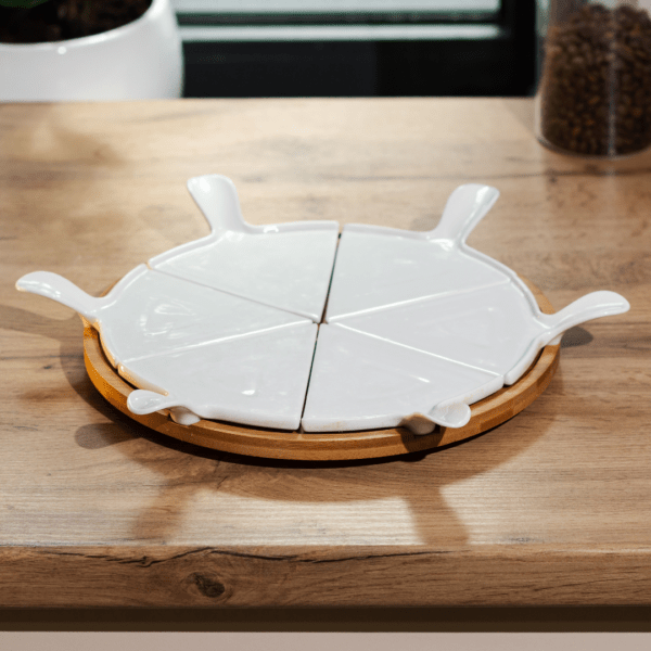 Тарелка для пиццы 28 CM Ceramic вращается
