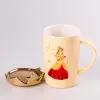 Чашка керамічна Princess 400мл з кришкою Жовтий_HPCYM0845Y_Milantium_2
