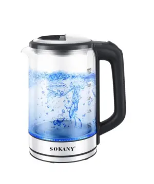 Чайник електричний Sokany SK-09013 2.5 літра прозорий_SK-09013_Milantium_1