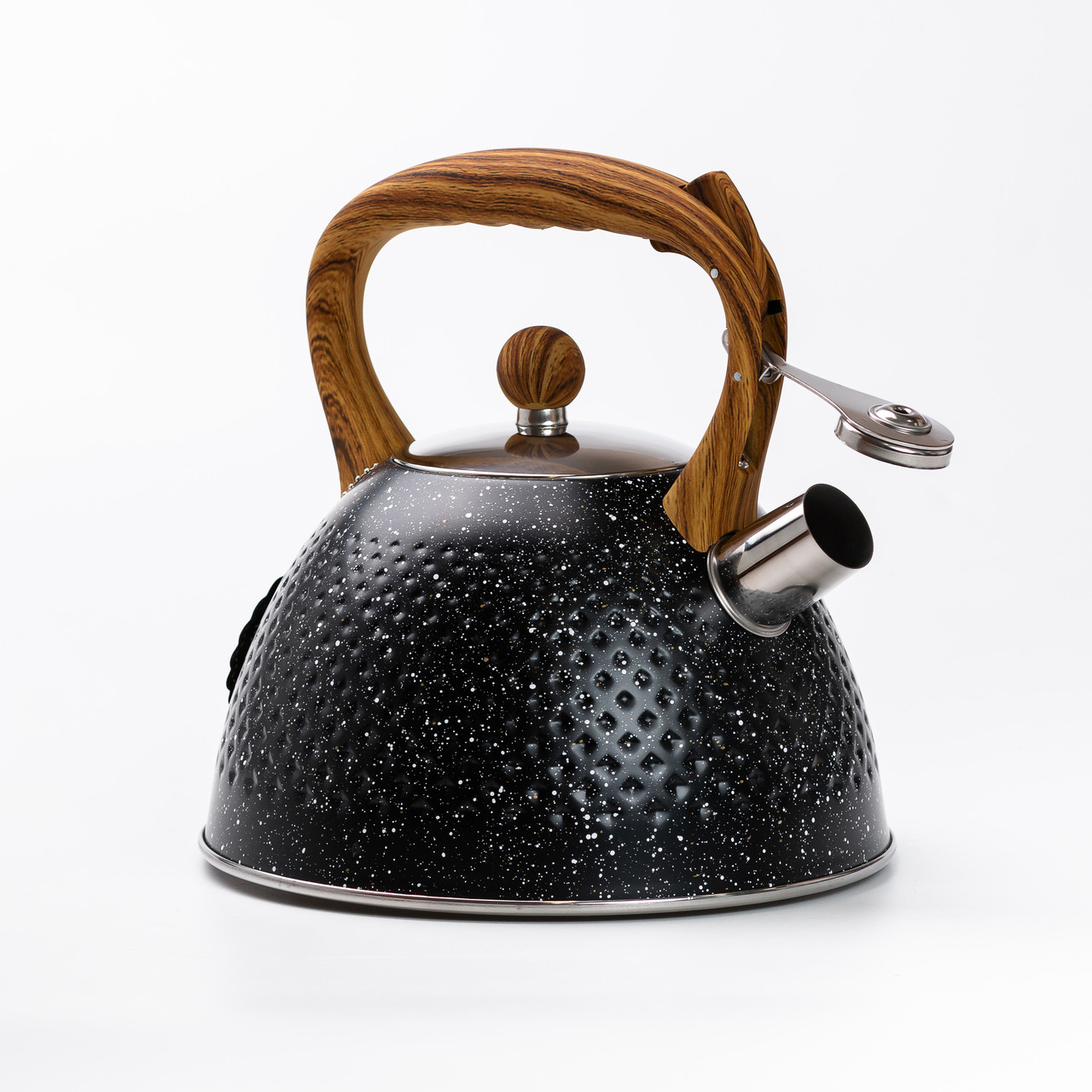 Чайник із свистком 3 л з дерев'яною ручкою