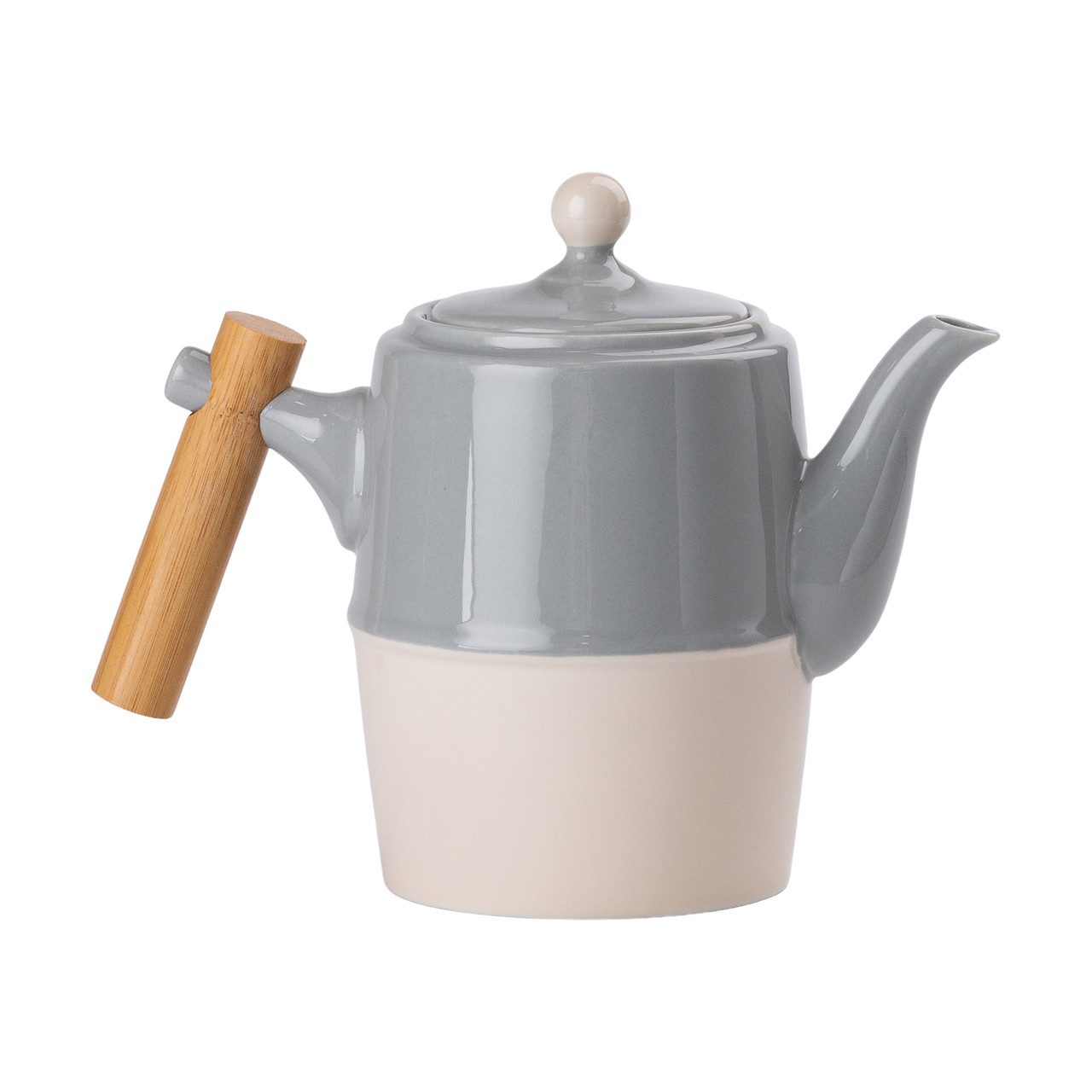 Чайный сервиз на 6 персон з бамбуковою підставкою сірий HP-15-22_HP-15-22_Milantium_2