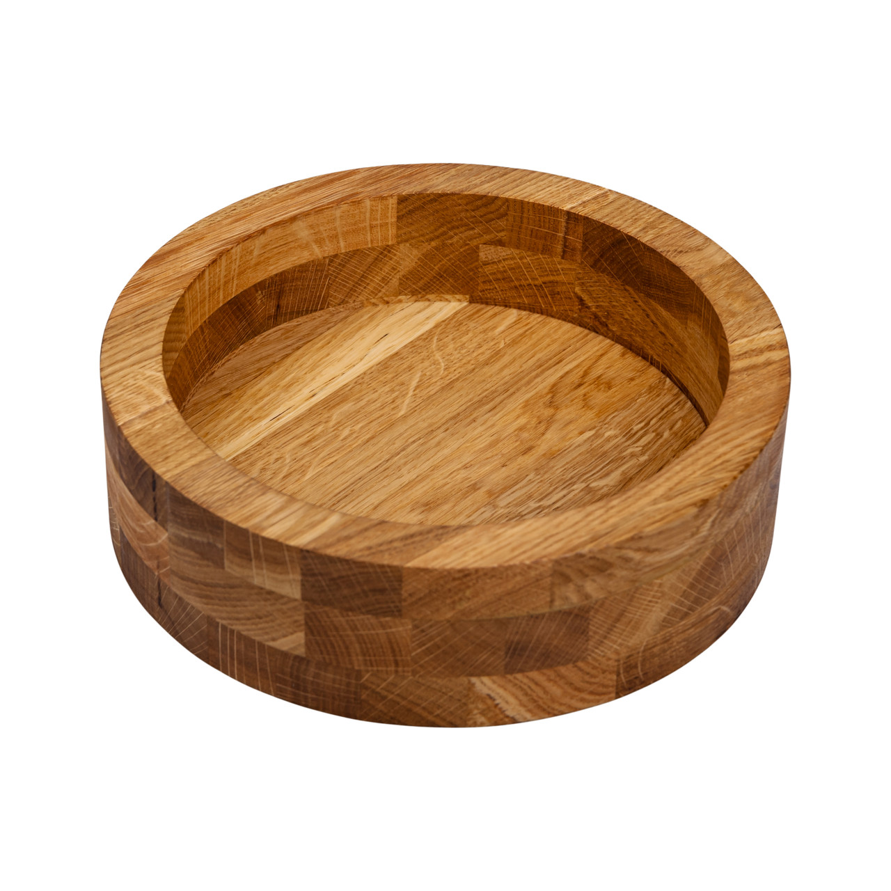 Дерев'яна миска для подачі 25 см глибока з дуба B2W250206_B2W250206_Milantium_3