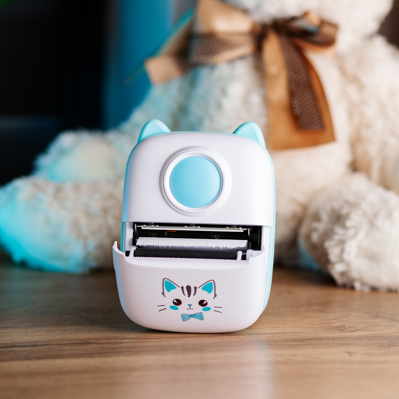 Міні принтер дитячий портативний з термодруком блакитний_HPX2BL_Milantium_2