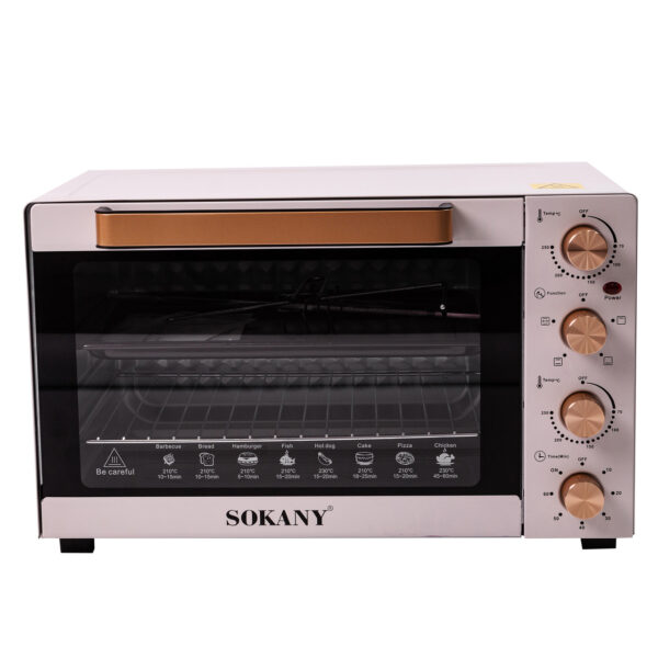 Електрична духовка Sokany SK450 настільна 50 л_SK450W_Milantium_2