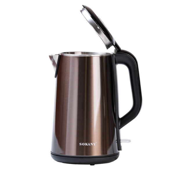 Електрочайник Sokany SK2203 2.2 л коричневий_SK2203_Milantium_2