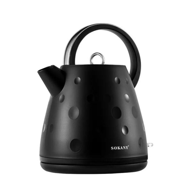 Електрочайник Sokany SK1033B 1.7 літра безшумний 1850 Вт Чорний_SK1033B_Milantium_1