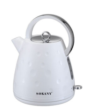 Електрочайник Sokany SK1033B 1.7 літра безшумний 1850 Вт Білий_SK1033W_Milantium_1