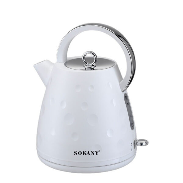 Електрочайник Sokany SK1033B 1.7 літра безшумний 1850 Вт Білий_SK1033W_Milantium_1