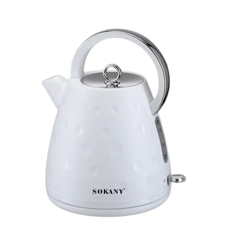 Електрочайник Sokany SK1033B 1.7 літра безшумний 1850 Вт Білий – купити в Україні недорого