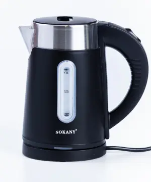 Електрочайник Sokany SK-0808 1200W Чорний_SK0808B_Milantium_1