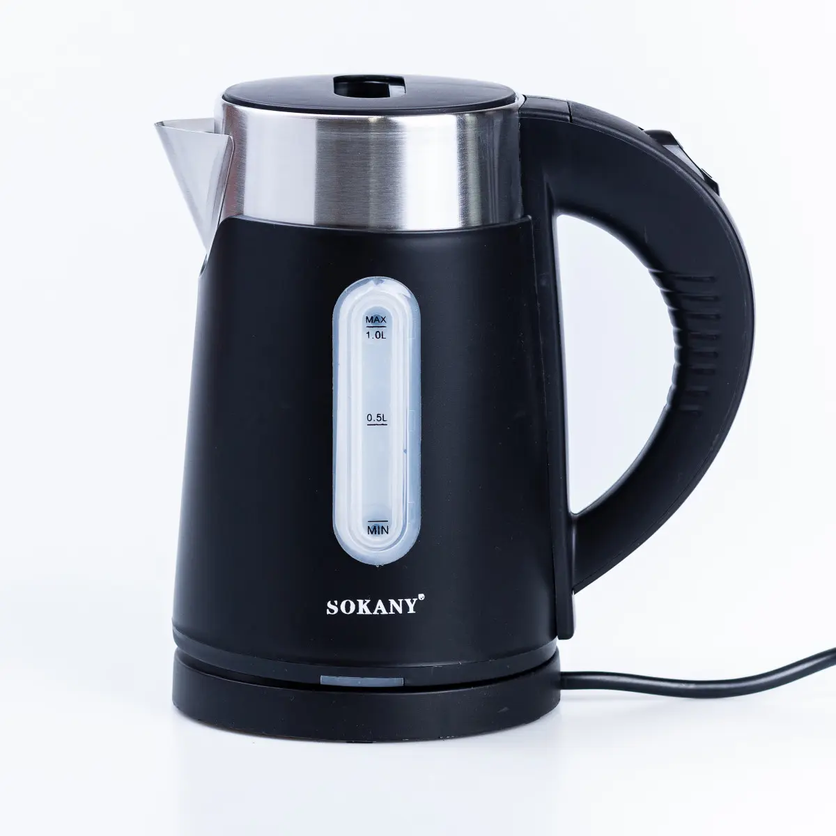 Електрочайник Sokany SK-0808 1200W Чорний – купити в Україні недорого