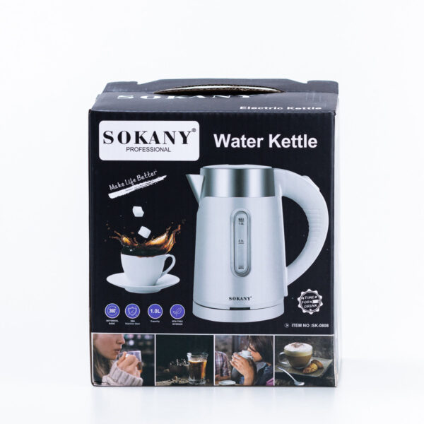 Електрочайник Sokany SK-0808 1200W Чорний_SK0808B_Milantium_5