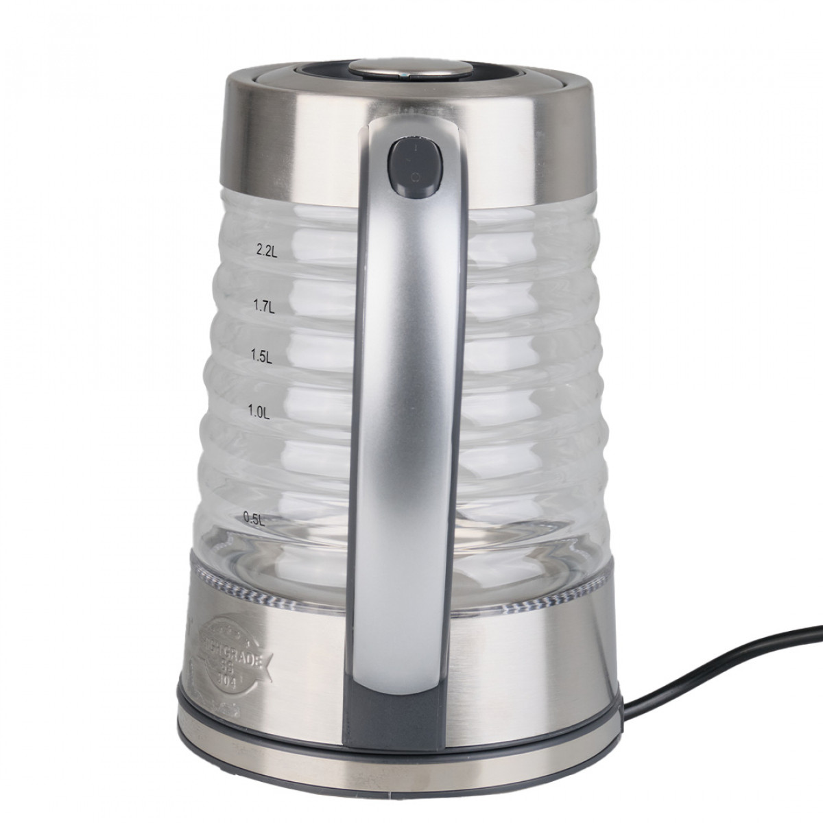 Електрочайник Sokany SK1027CST 2.2 літра скляний 2000 Вт з підсвічуванням_SK1027CST_Milantium_2