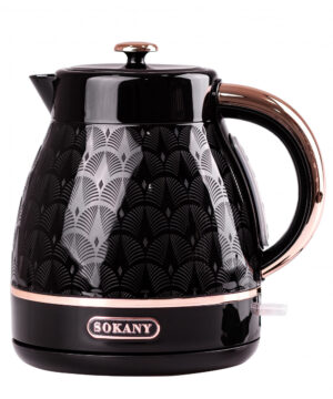 Електрочайник Sokany SK1030B 1.7 літра безшумний чорний_SK1030B_Milantium_1