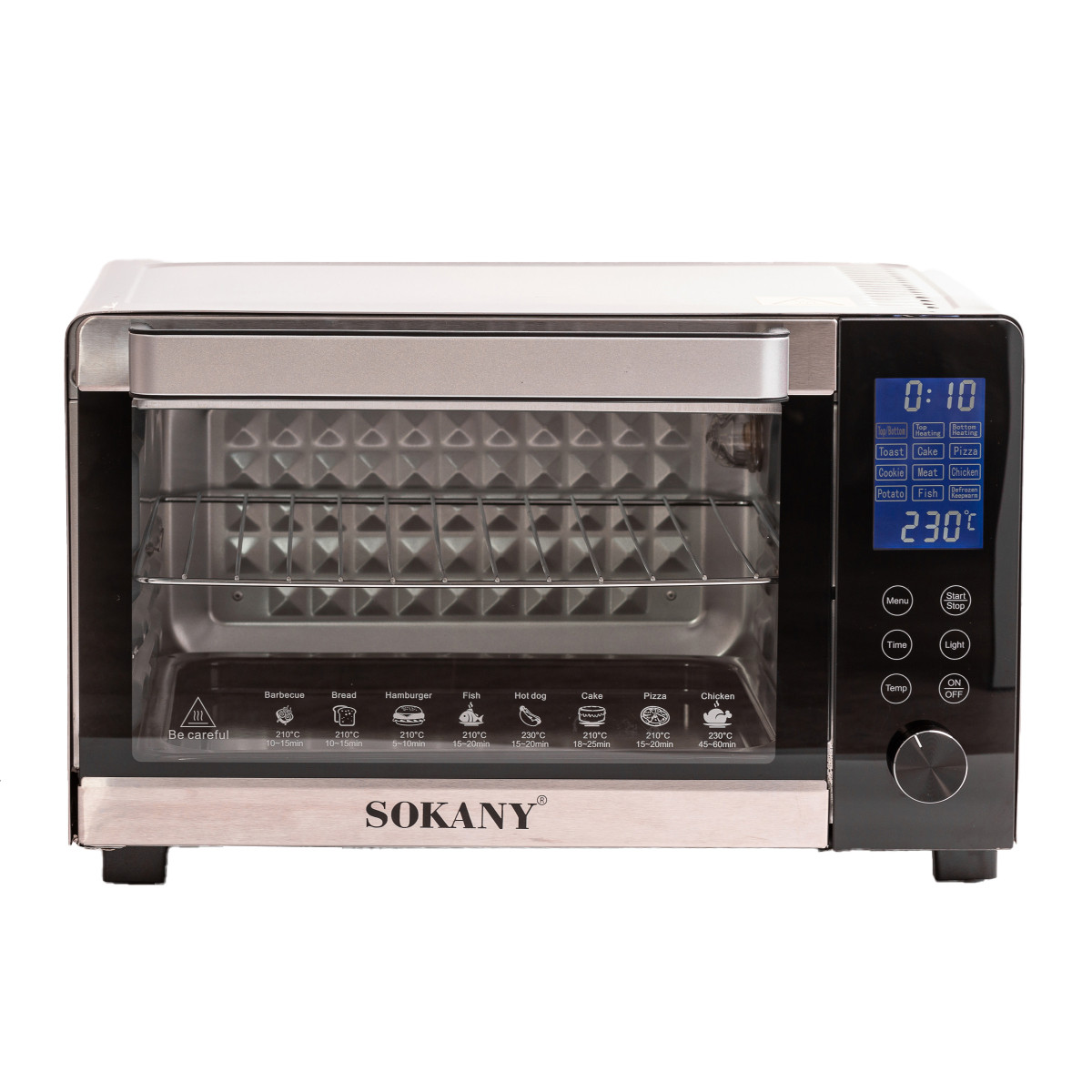 Електропіч Sokany SK10009 настільна 35 л – купити в Україні недорого