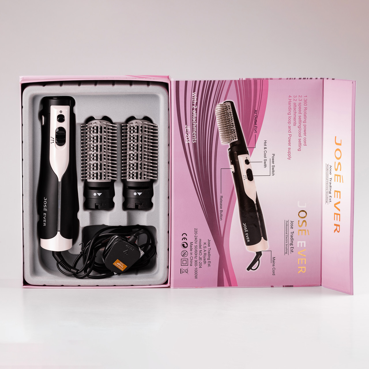 Фен стайлер для волосся 2 в 1 Sokany JE204 1000 Вт_JE204_Milantium_6